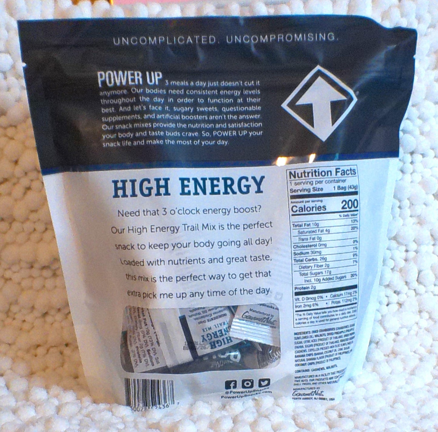Power Up Premium Trail Mix High Energy 8-1.5oz