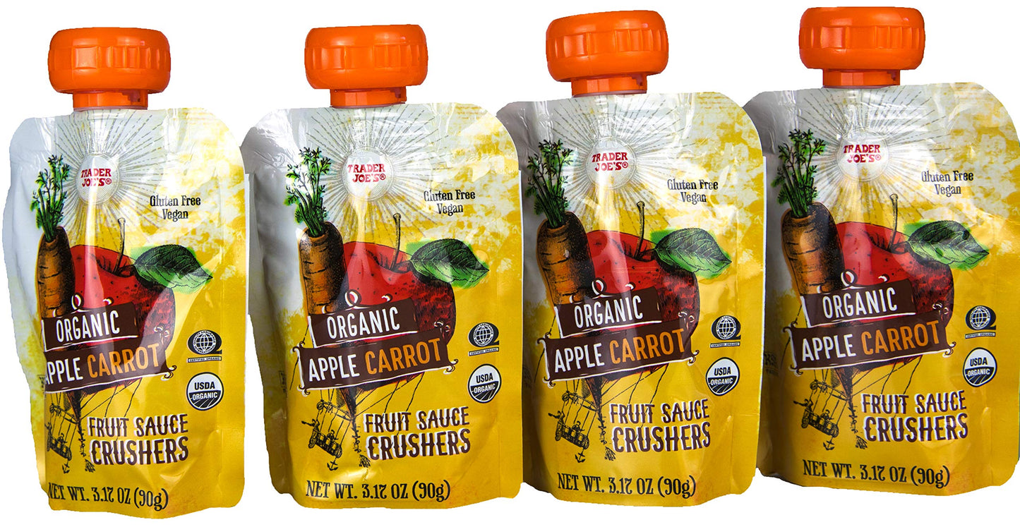 Trader Joe's Organic Apple Carrot Fruit Sauce Crushers