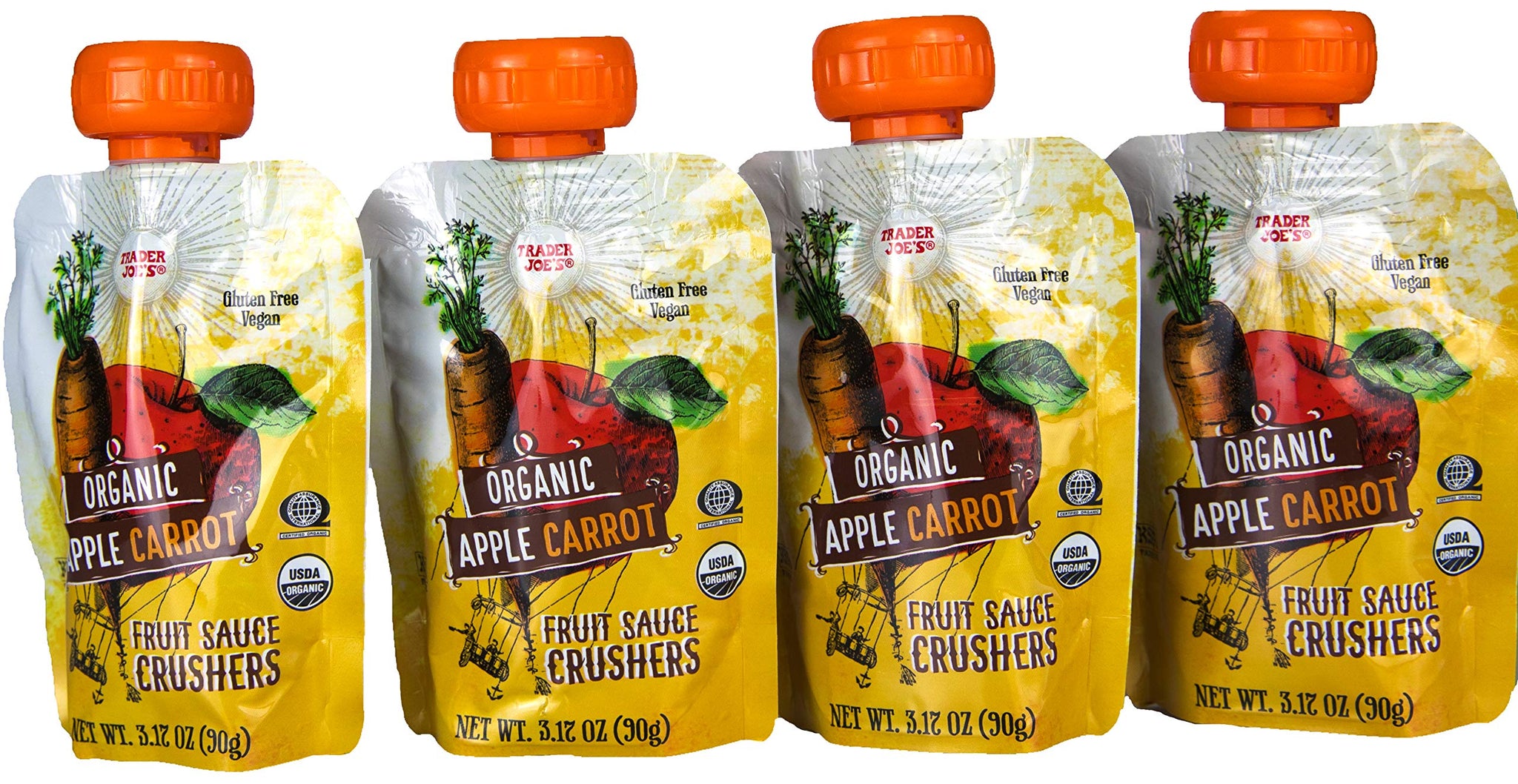 Trader Joe's Organic Apple Carrot Fruit Sauce Crushers