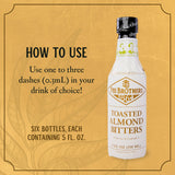Fee Brothers Bitters Variety Gift Pack - Orange, Old Fashioned, Cherry, Chocolate, Black Walnut & Toasted Almond for Craft Cocktails & Home Bartending