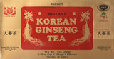 INSTANT KOREAN GINSENG TEA 100 Tea Bags - NET WT 7 oz (200 g)