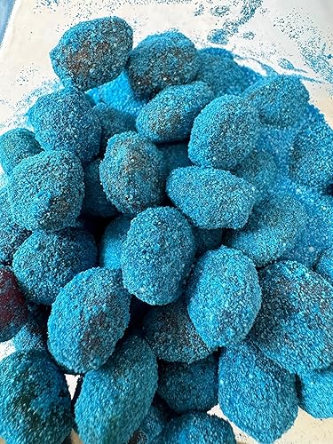 Sour Blue Raspberry Gushers, Viral Tiktok Candy Extremely Sour Gushers/Gummies (8oz)