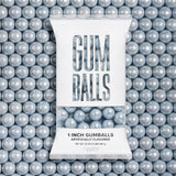 Candy Envy - Shimmer Silver Gumballs - 1 Inch - Approximately 113 Gumballs Per 2lb Bag - Bulk Silver Candy - North American Made & Kosher Certified
