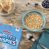 Rice Krispies Kellogg’s Fat-Free Frosted Krispies Breakfast Cereal, Toasted Rice Cereal, 13 Ounce, Pack of 16