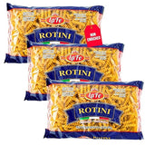 La Fe Rotini Pasta 16oz - 3 Pack - Unenriched Semolina Wheat Italian Pasta Rotini Noodles - Cholesterol & Sodium Free