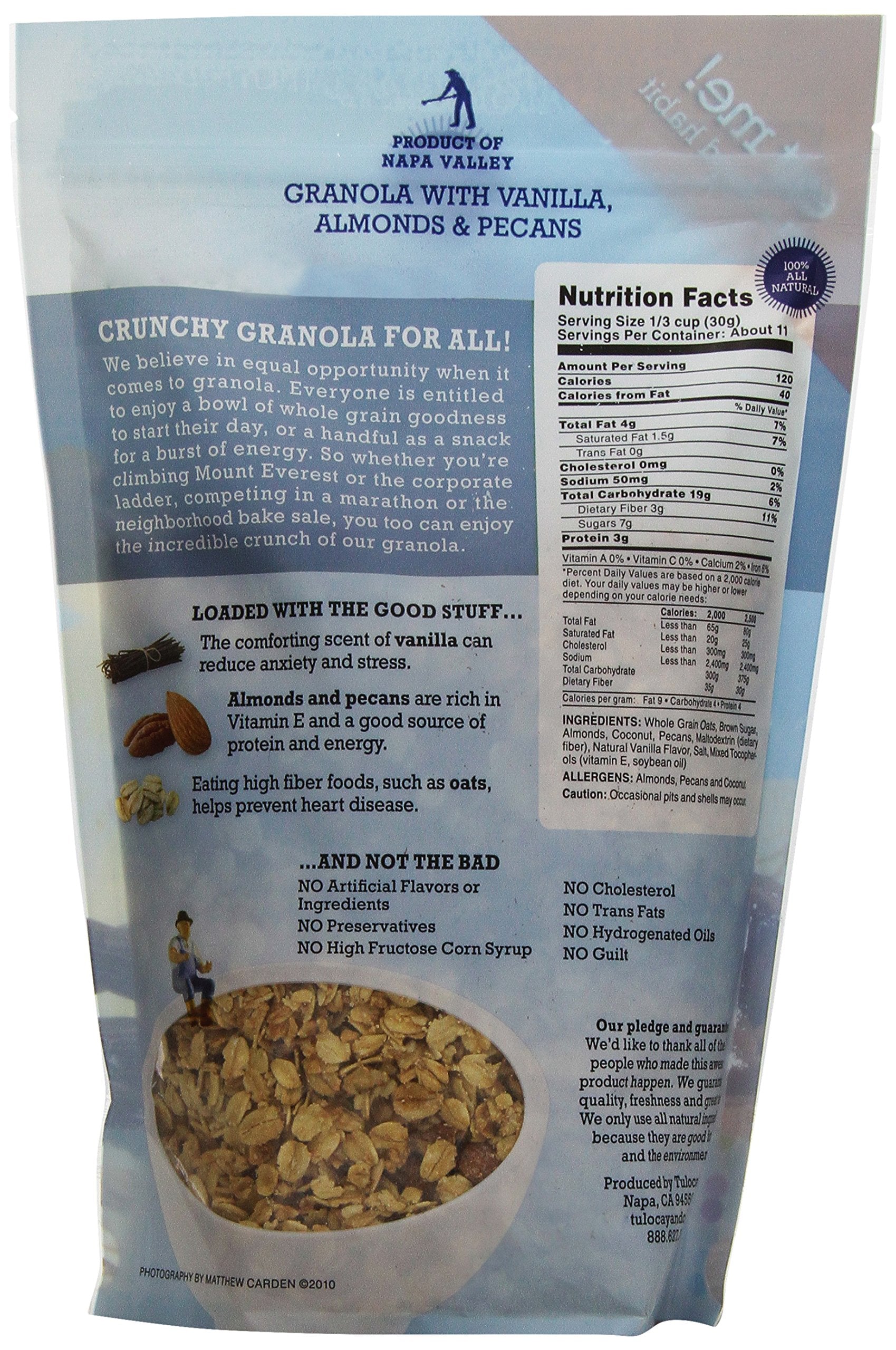 Nature's Habit Granola with Vanilla, Almonds and Pecans, 12 Ounce