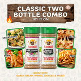 Classic Combo Pack of 2 Herb, Spice and Seasoning Gift Set - Everything, Garlic Lovers - Premium All Natural & Healthy Spice Blend - Low Sodium
