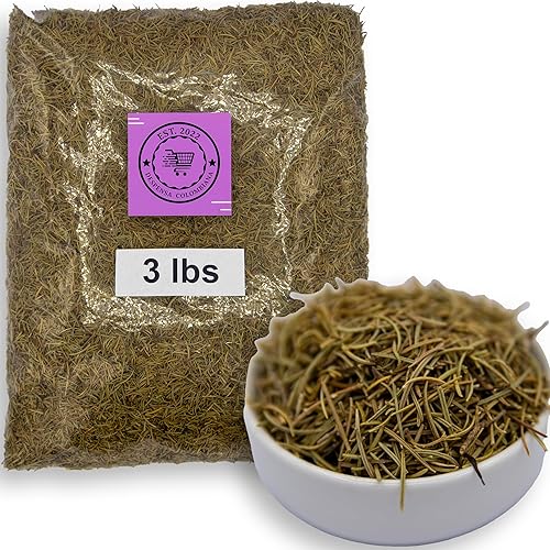 3 Lbs Dried Rosemary Leaves - Despensa Colombiana Romero Seco, Dry Rosemary Leaves Bulk, Romero Seco for Cooking - Rose Mary Dried Ideal for Spicing