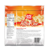 JOLLY TIME All in One Popcorn Kit, Portion Packets with Kernels, Oil and Salt for Movie Theater or Air Popper Machines (24 pack, 8oz Kettle)