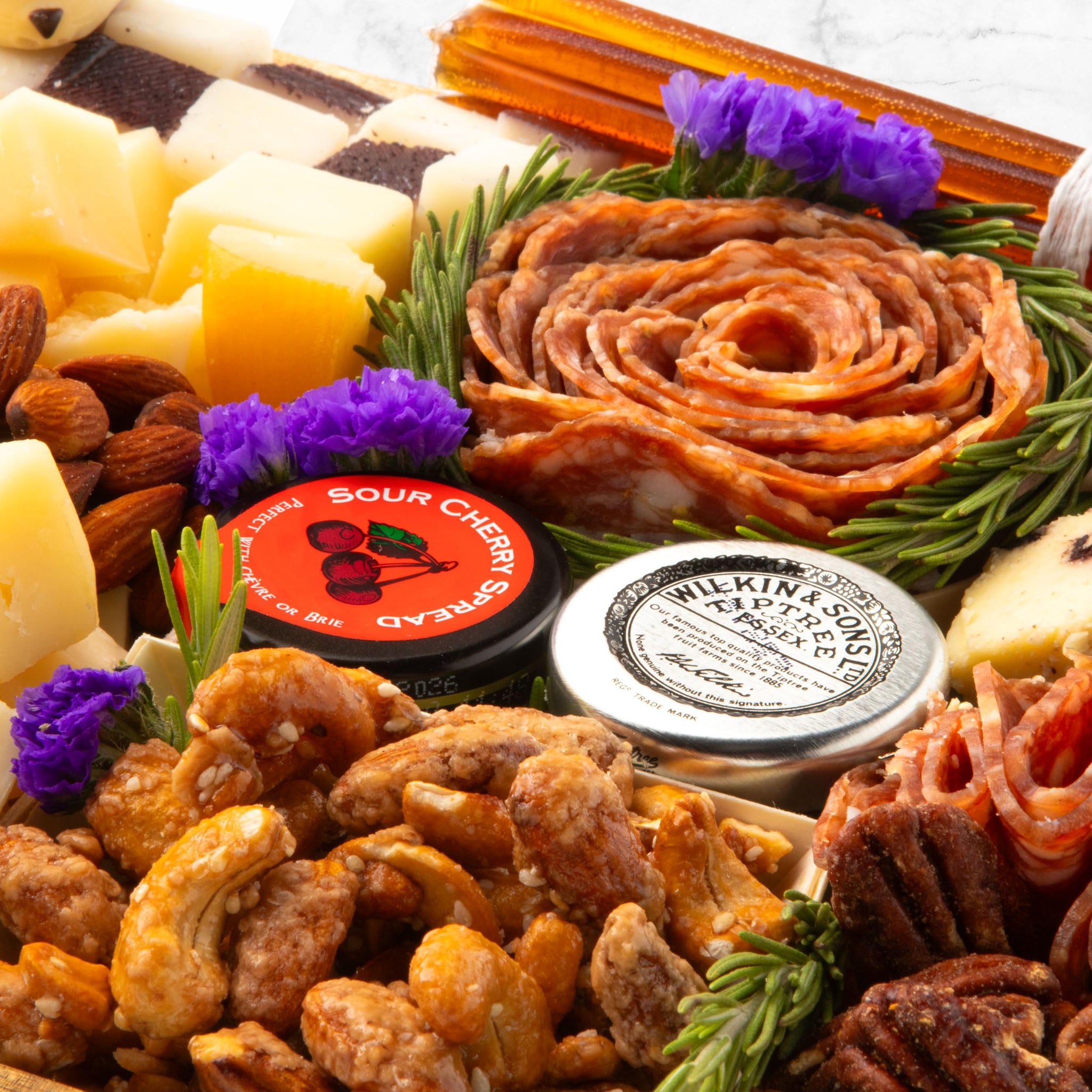 Nibble Charcuterie Deluxe Meat & Cheese Board for 4-5, Ready to Eat Charcuterie Board for Birthdays, Christmas, Thank You, Corporate Gifts