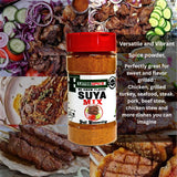 Suya Mix Naija Rub | Spicy Powder | Grilled Steak Seasoning Blend Crafted with 100% Herbs and Spices with No Artificial or preservatives, No Sugar, No