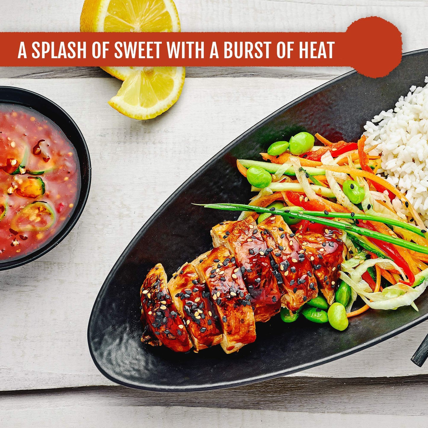 Best of Thailand Sweet Chili Sauce | 2 Bottles of 23.65oz Real Authentic Asian-Brewed Thai Marinade, Dipping Sauce & Glaze for Spring Rolls & Chicken