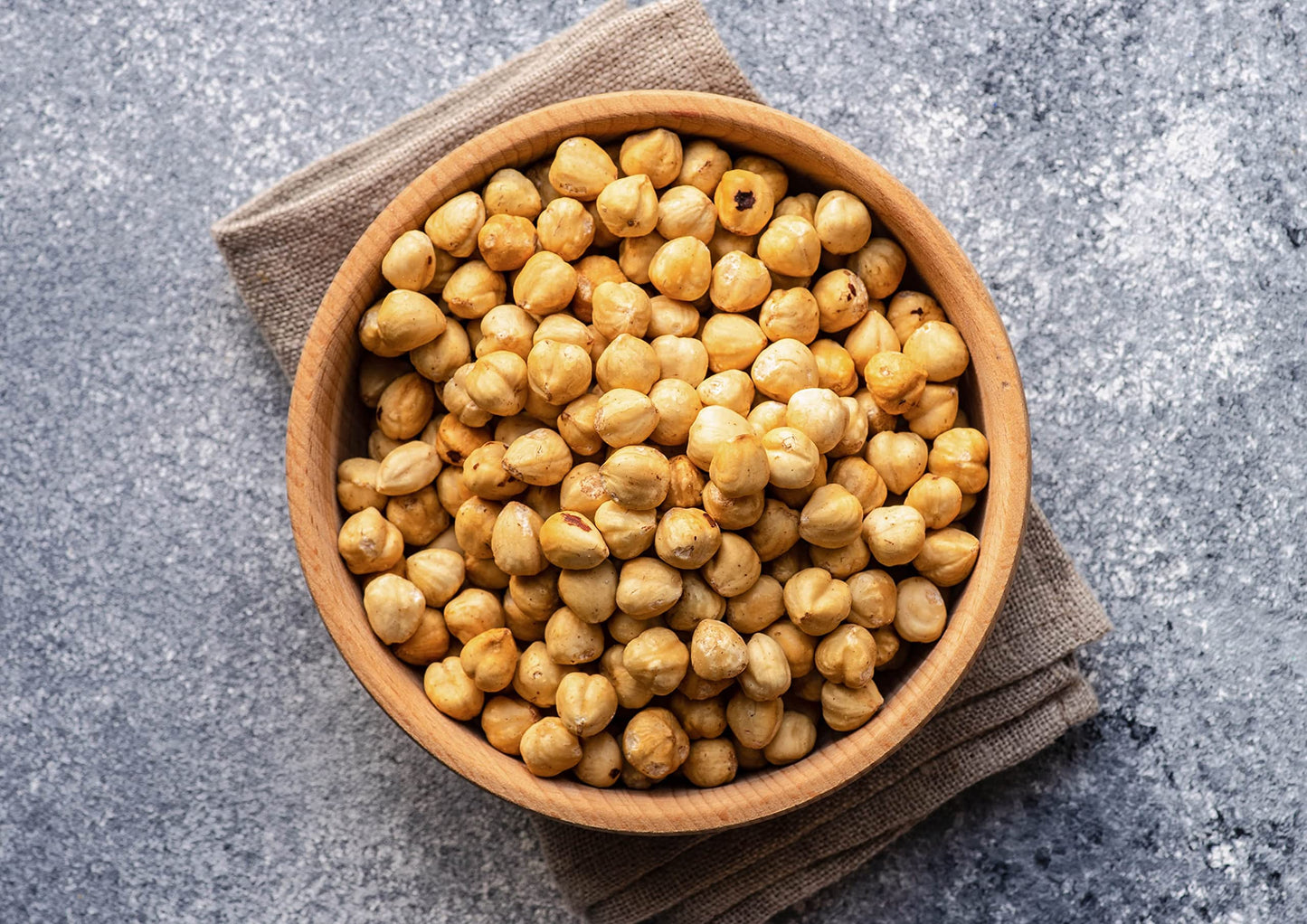 Food to Live - Dry Roasted Blanched Hazelnuts, 2 Pounds - Unsalted, Oven Roasted Whole Filberts, No Oil Added, No Skin, Vegan, Kosher, Bulk. Great