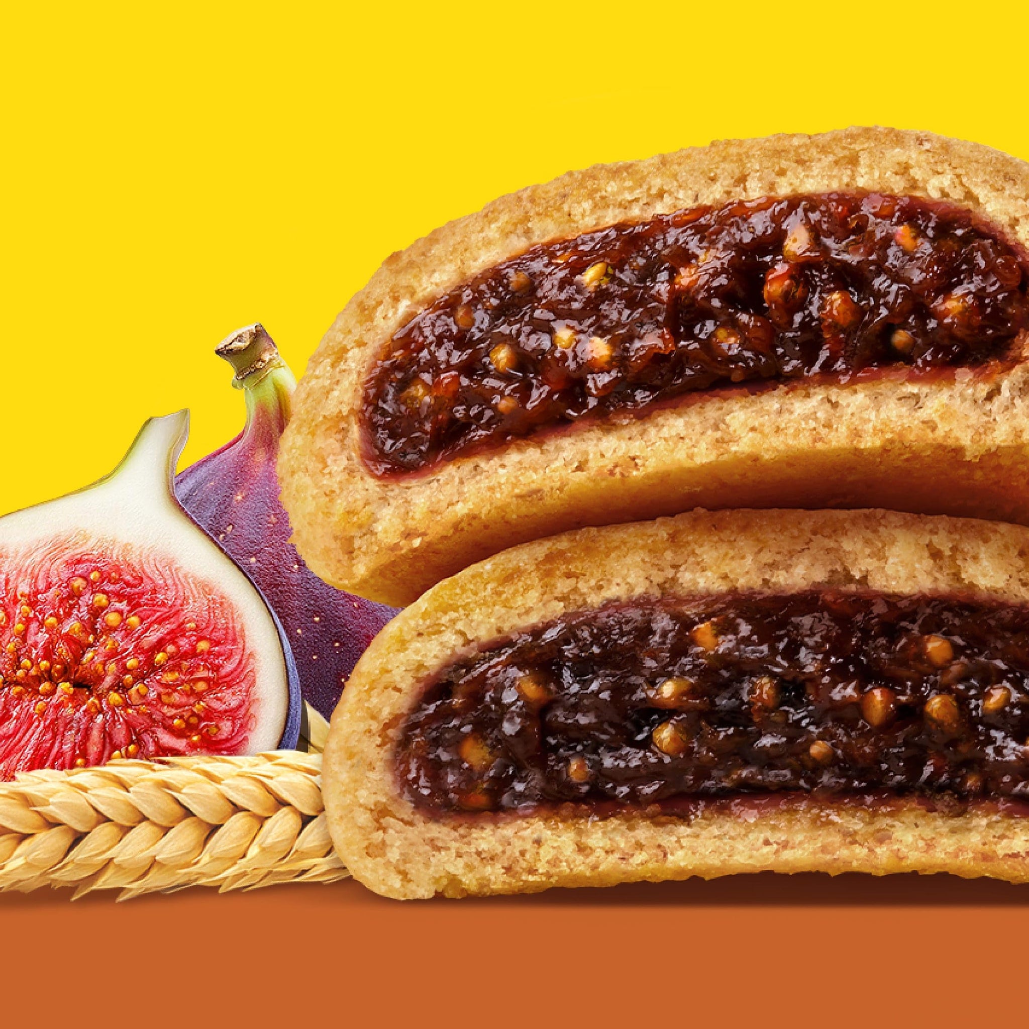 NEWTONS 100% Whole Grain Wheat Soft Baked Real Fruit Fig Bars, Fig Cookies, 10 oz