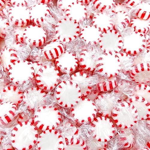 Arcor Starlight Peppermint Mints | 1 Pound Bag - Approx. 75 Count | Old Fashioned Hard Candy | Individually Wrapped Candy for Office Bowls & Gifting