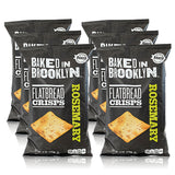 Baked in Brooklyn Flatbread Crisps Always Baked Always Tasty Certified Kosher - Rosemary 6 oz 6 pack