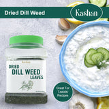 Kashan Dill Weed, Great Aromatic Seasoning for Food Flavoring, Salad, Soups and Meat, Garnish, Vegetarian 9oz (255g)