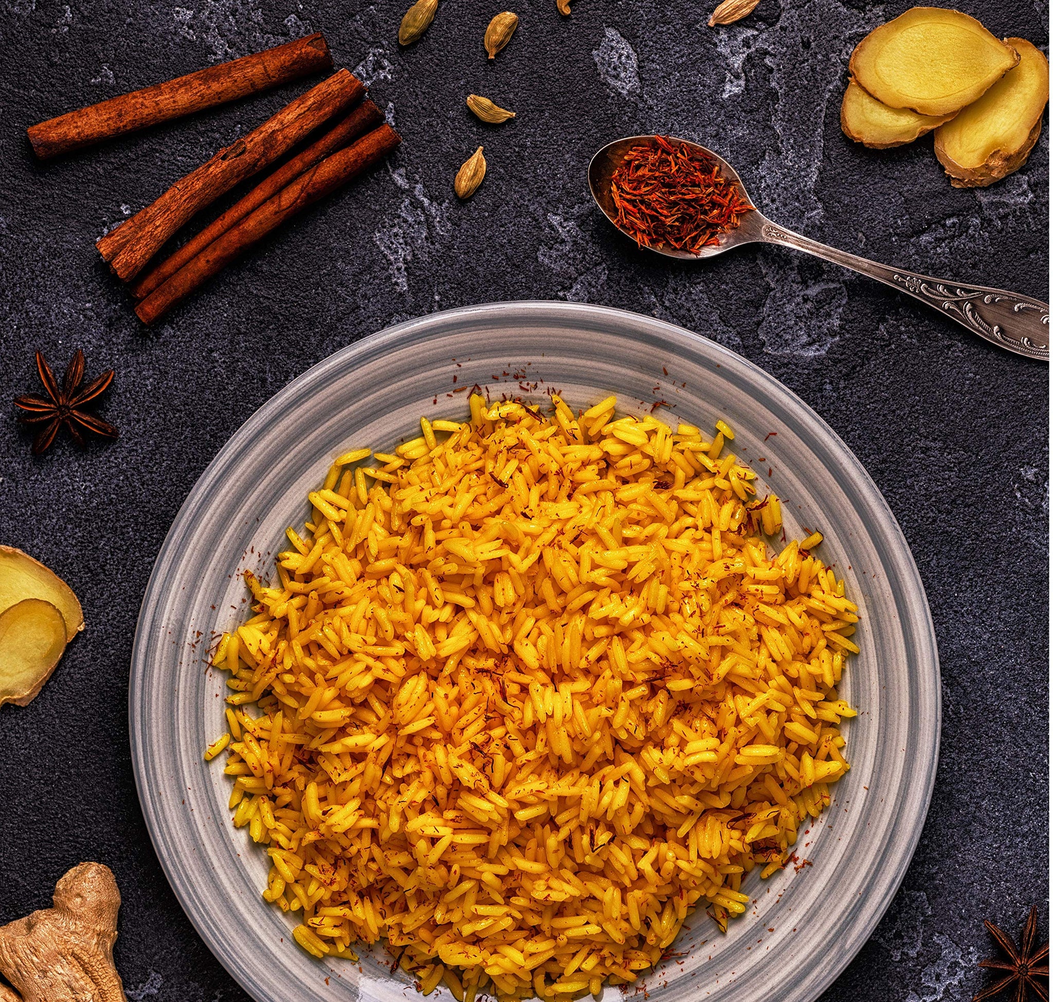 Premium Saffron Threads, Pure All Red Saffron Spice | Super Negin Grade | For Culinary Use Such as Tea, Paella, Golden Milk, Rice, & Risotto (5 Grams)