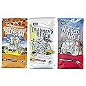 Raven's Brew Whole Bean Variety Pack - 3 Delicious Flavors - Wicked Wolf, Three Peckered Billy Goat and Deadman's Reach - 12 oz each
