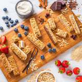 Quaker Yogurt Granola Bars, Strawberry, Vanilla, & Blueberry Variety Pack, 30-count, 1.05kg/2.3 lbs. Box (Imported from Canada)