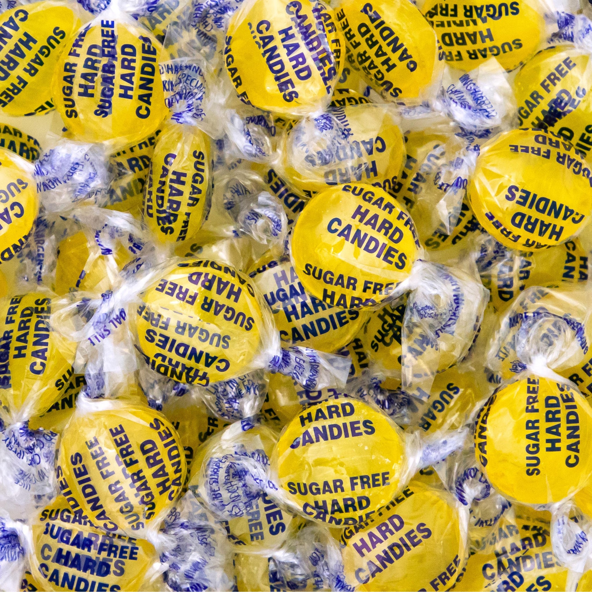 Sugar Free Lemon Drops - 1 Pound Pack - Sugar Free Hard Candy - Lemon Candy for Office, Snacking & Gifting - Individually Wrapped Sugarless Citrus