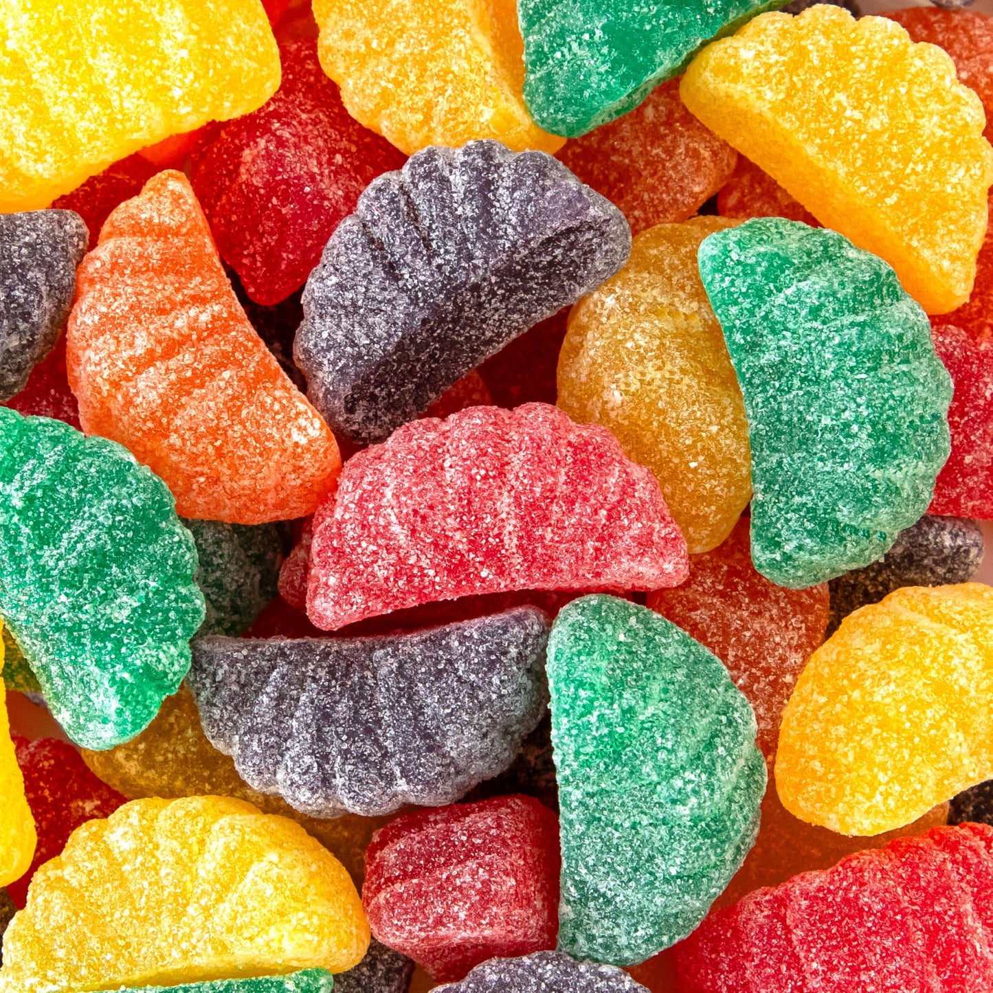 Fruit Slices - 2 Pound Bulk Pack (65 Count) - Assorted Fruit Jelly Candy - Unwrapped Wedges - Old Fashioned Jelly Candy for Gifting, Snacking