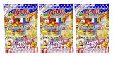 Set of 3 - 2.7oz Gummy Lunch Packs! - Lunch Themed Blend - Bite Size - Easy to Carry - Inividually Wrapped!