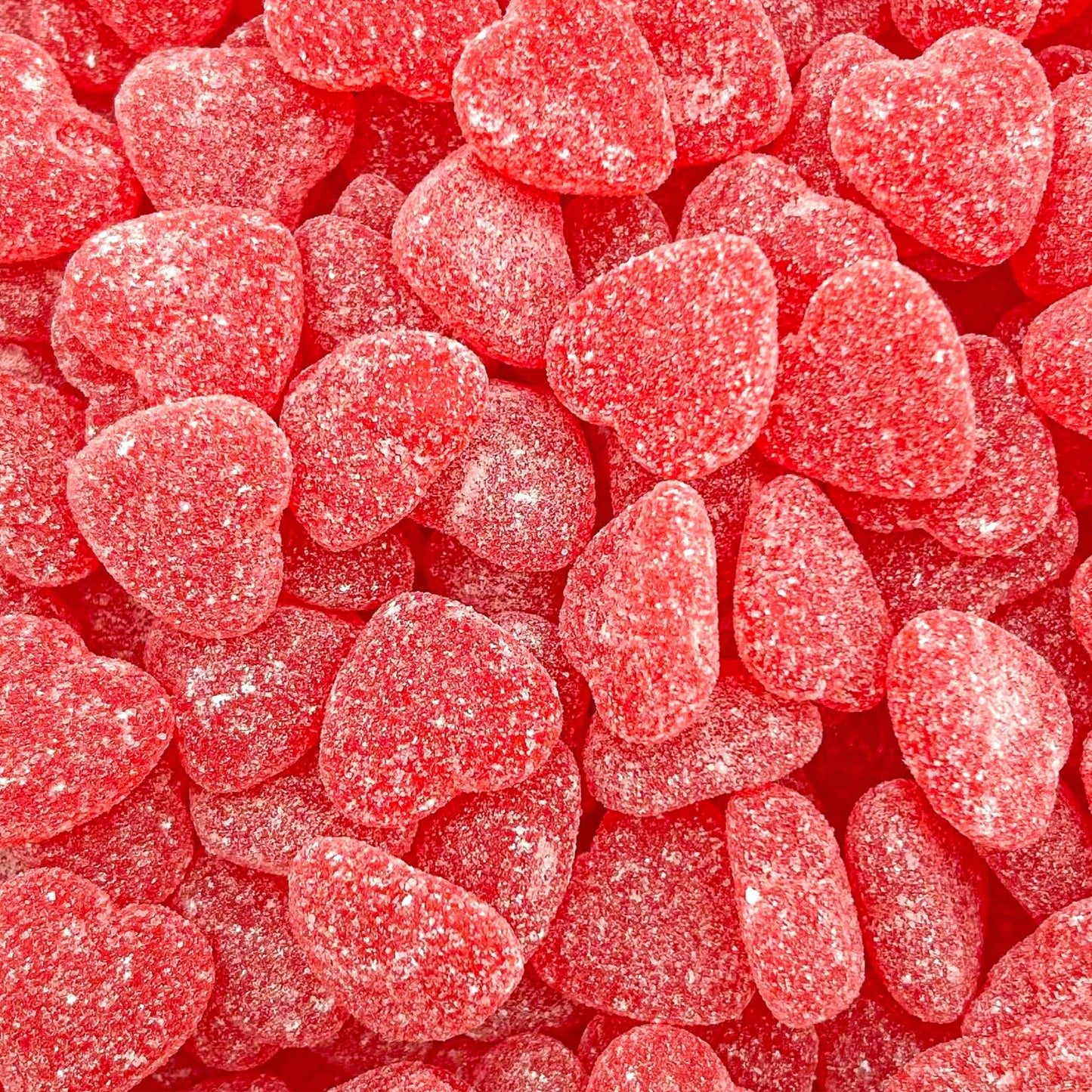 Candy Hearts | 2-Pound Bag | Cherry Hearts Jelly Candy | Gelatin Free Cherry Jellies for Buffets, Party Favors, Gifting & Snacking | Nostalgic Chewy
