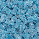 Sour Bears Gummy Candy | 1 Pound Bag | Gelatin Free Chewy Blue Candy | Blue Raspberry Jelly Bears for Baby Showers, Gender Reveal, Party Favors