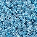 Sour Bears Gummy Candy | 1 Pound Bag | Gelatin Free Chewy Blue Candy | Blue Raspberry Jelly Bears for Baby Showers, Gender Reveal, Party Favors