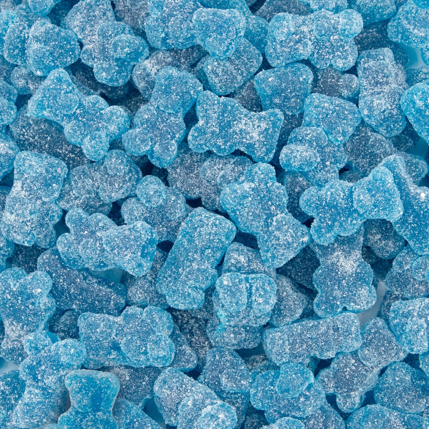 Sour Bears Gummy Candy | 1 Pound Bag | Gelatin Free Chewy Blue Candy | Blue Raspberry Jelly Bears for Baby Showers, Gender Reveal, Party Favors