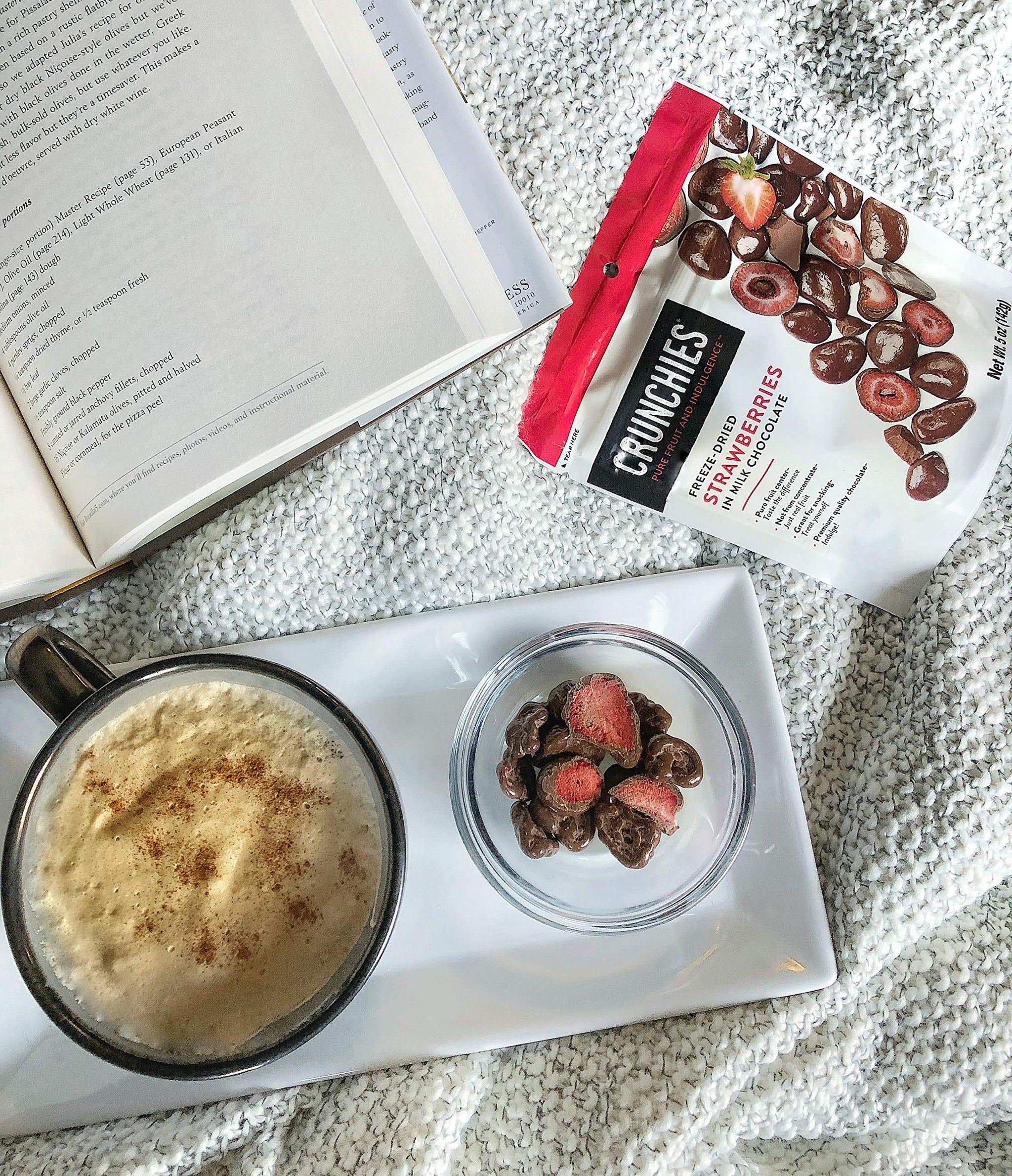 Crunchies Milk Chocolate Covered Freeze-Dried Strawberries (Strawberries)