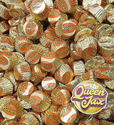Mini Peanut Butter Cups - 2 Pound Bag - Bulk Chocolate - Individually Wrapped Chocolates - Queen Jax - Reeses Peanut Butter Cups Mini - Miniature