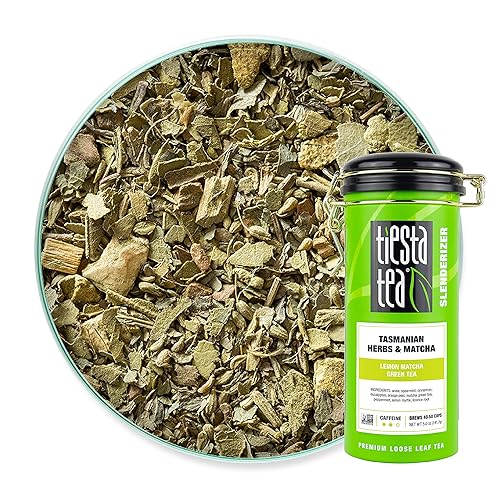 Tiesta Tea - Aromatic Lemon Matcha Green Tea - Tasmanian Herbs & Matcha, Premium Loose Leaf Tea Blend, Boost Metabolism, Caffeinated, Refreshing