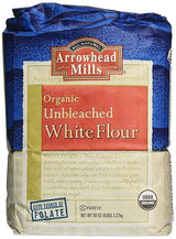 Arrowhead Mills, Flour White Unbleached Organic, 80 Ounce