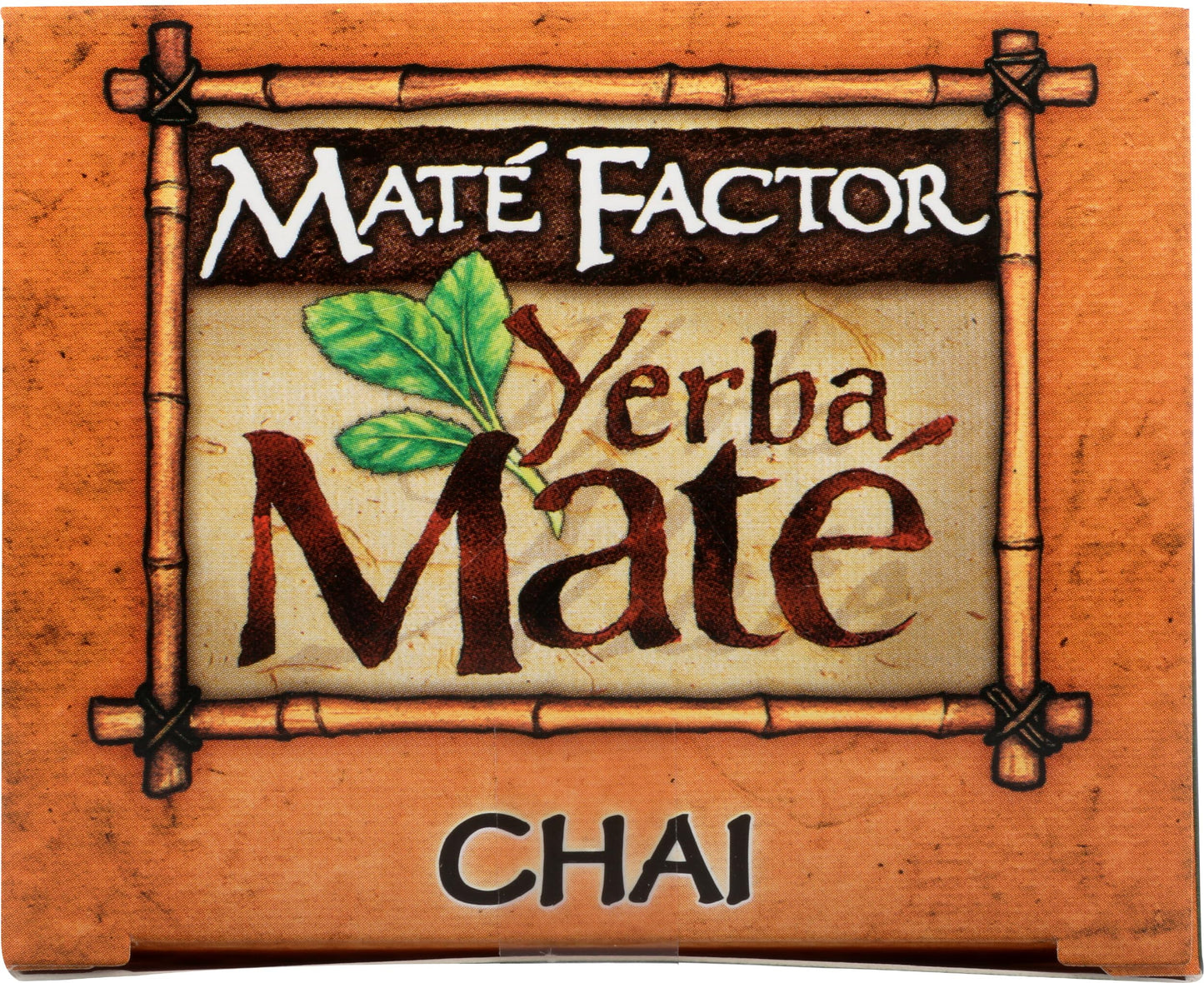 THE MATE FACTOR Organic Chai Yerba Mate Teabags, 20 CT
