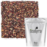 Tealyra - Strawberry Hibiscus Sangria - Apple Orange Mint - Herbal Fruity Loose Leaf Tea Blend - Caffeine-Free - Vitamin Rich - Hot or Iced - 112g