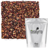 Tealyra - Strawberry Hibiscus Sangria - Apple Orange Mint - Herbal Fruity Loose Leaf Tea Blend - Caffeine-Free - Vitamin Rich - Hot or Iced - 112g