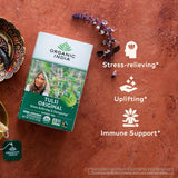 ORGANIC INDIA Tulsi Original Herbal Tea - Holy Basil and African Basil Calming and Stress Relief Tea, Immune Support, USDA Certified Organic, Non-GMO