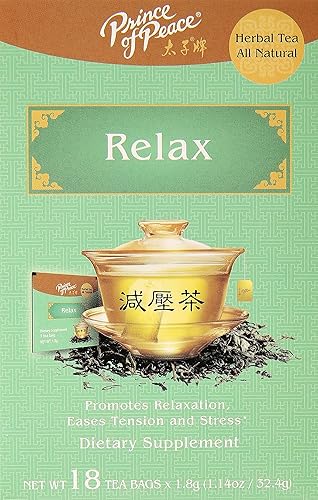 PRINCE OF PEACE Relax Tea 18 Bag, 0.02 Pound