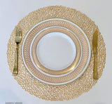 " OCCASIONS " 120 Plates Pack,(60 Guests) Premium Premium Wedding Party Disposable Plastic Plates Set -60 x 10'' Dinner + 60 x 7.5'' Salad/Dessert