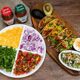 Spanish Gardens Taco Sauce Variety Pack (6 Pack) - Mild, Hot & Extra Hot Sauce Made with Tomatoes, Peppers, Onion & Garlic - Original Family Recipe