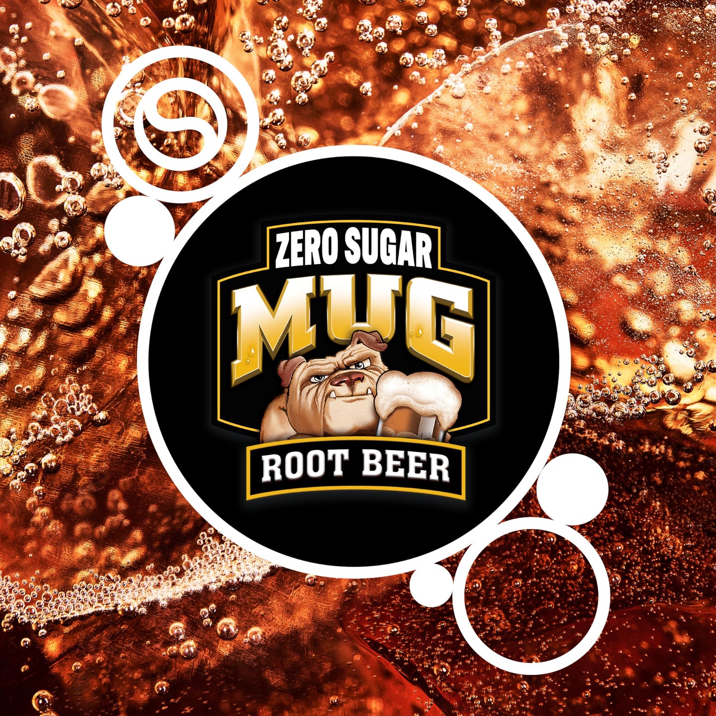 SodaStream Mug Root Beer Zero New Pour Bottle Drink Mix (440ml, Pack of 4)