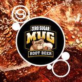 SodaStream Mug Root Beer Zero New Pour Bottle Drink Mix (440ml, Pack of 4)