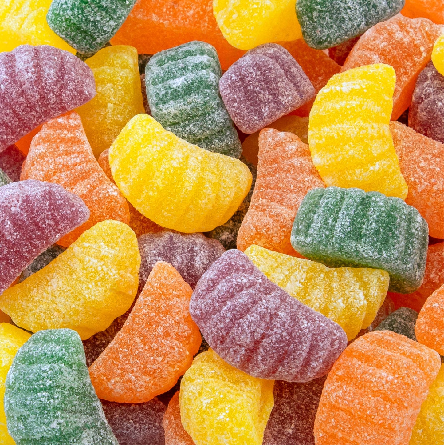 Fruit Slices 1-Pound Bag | Assorted Flavors Jellies | Dye Free Candy | Vegan Candy | Tangerine, Orange, Strawberry, Lemon | Naturally Flavored Sweets