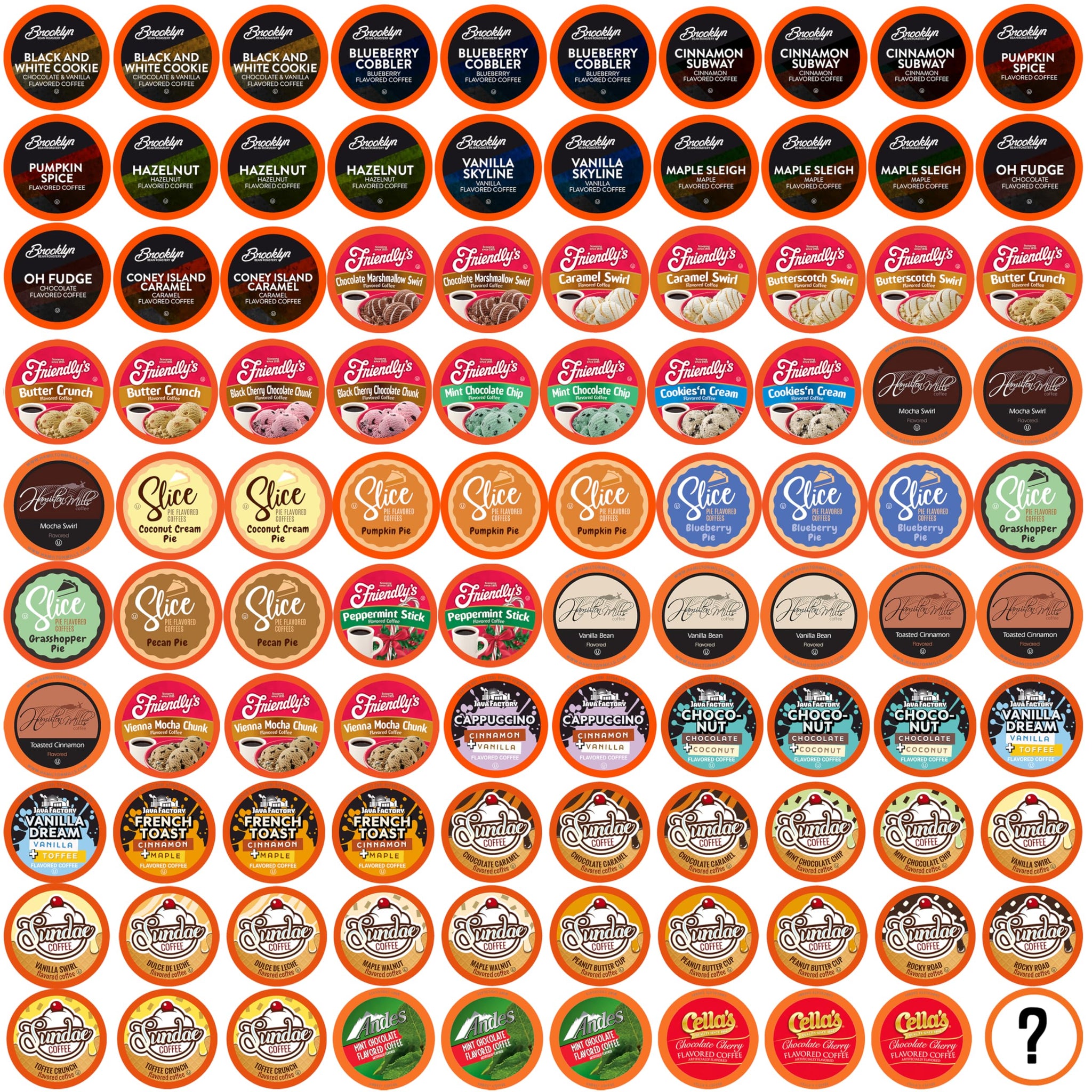Two Rivers Coffee Pods Compatible with K Cup Brewers Including 2.0, Assorted Flavored Coffee 100 Count