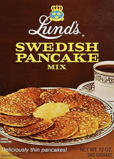 Lunds Pancake Mix, Swedish, 12 Oz - SET OF 5