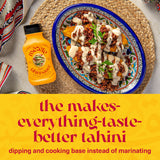 Mezete Tahini Sauce | Sesame Dressing | Traditional Middle Eastern Recipe | No Additives or Preservatives | Easy Squeeze Bottle | Non-GMO | 315g