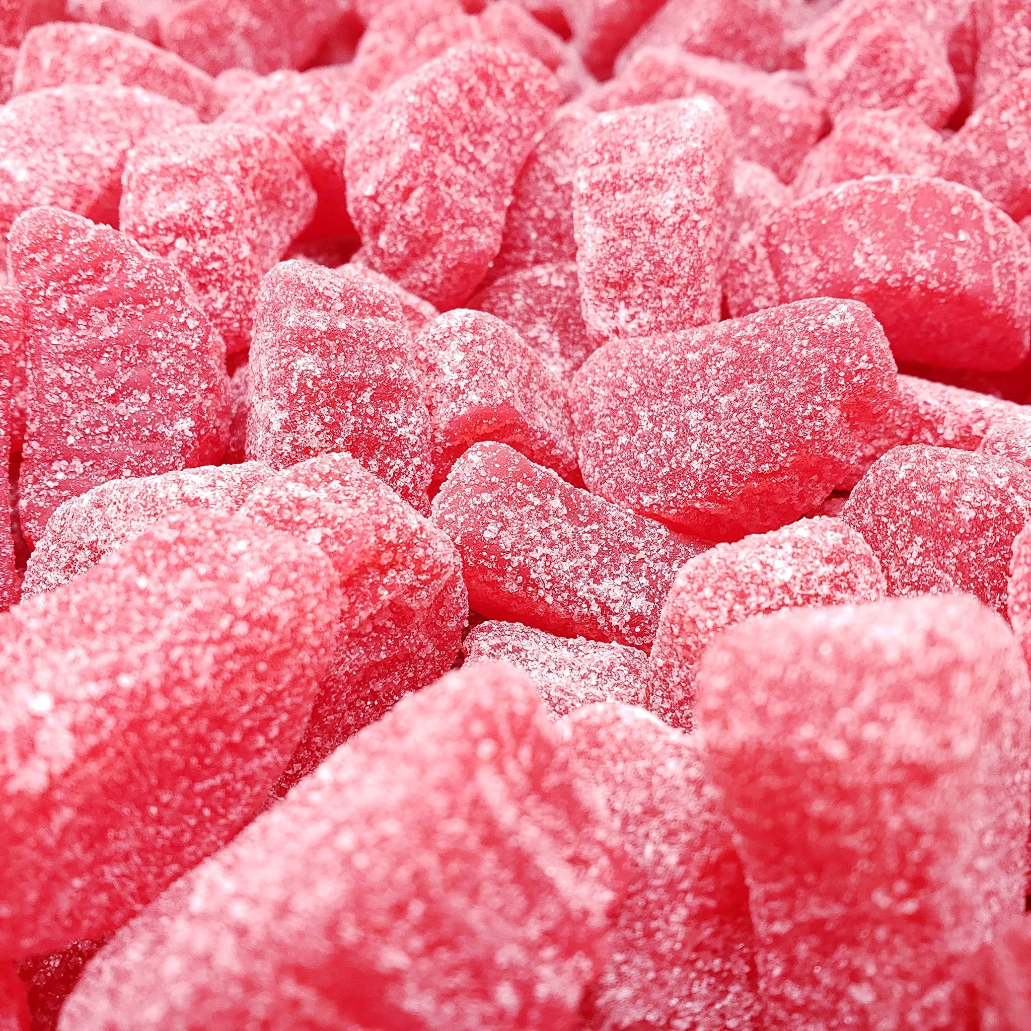 Candy Retailer Cherry Slices Gummy Candy, Sugar Coated Jelly Candy, Chewy Cherry Flavor (2 Pounds)