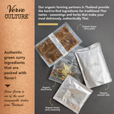 Verve CULTURE Thai for Two Cooking Kit | USDA-Organic Green Curry Cooking Kit | Authentic Thai Cuisine | Unique Cooking Gift Set | Vegan, Gluten-Free